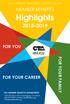 Highlights MEMBER BENEFITS FOR YOU FOR YOUR FAMILY FOR YOUR CAREER CALIFORNIA TEACHERS ASSOCIATION CTA MEMBER BENEFITS DEPARTMENT