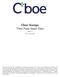 Cboe Europe Third Party Static Data Version 1.1