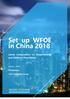 Set up WFOE in China 2018