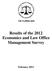 Results of the 2012 Economics and Law Office Management Survey