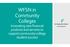 WFSN in Community Colleges. Innovating new financial products and services to support community college student success