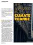THE BUSINESS OF CLIMATE CHANGE