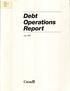 Res HJ8513 C Debt Operations. Report. July CanacM