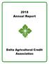 2018 Annual Report Delta Agricultural Credit Association