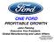 ONE FORD PROFITABLE GROWTH