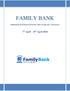 BRAZIL AND DUBAI 2018 FAMILY BANK PROPOSED BUSINESS EXPOSURE TRIP TO BRAZIL AND DUBAI