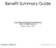 Benefit Summary Guide