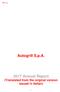 AUTOGRILL. Autogrill S.p.A Annual Report (Translated from the original version issued in Italian)