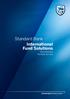 Standard Bank International Fund Solutions. Discretionary Portfolio Service