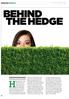 THE HEDGE. Hedge funds have had
