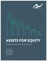 ASSETS FOR EQUITY. Building Wealth for Women in Central Ohio
