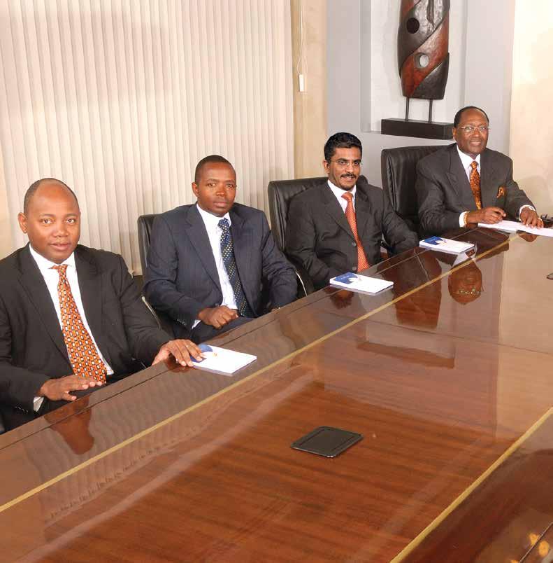 Board From Left to Right: Mr. Robert K. Bunyi (42yrs) Mr. Robert Bunyi was appointed non-executive Director of the Board in January 2009.