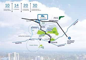 BUSINESS REVIEW million within a 5KM radius. The development is a new master planned urban node that is set to become East Africa s premier destination and address.