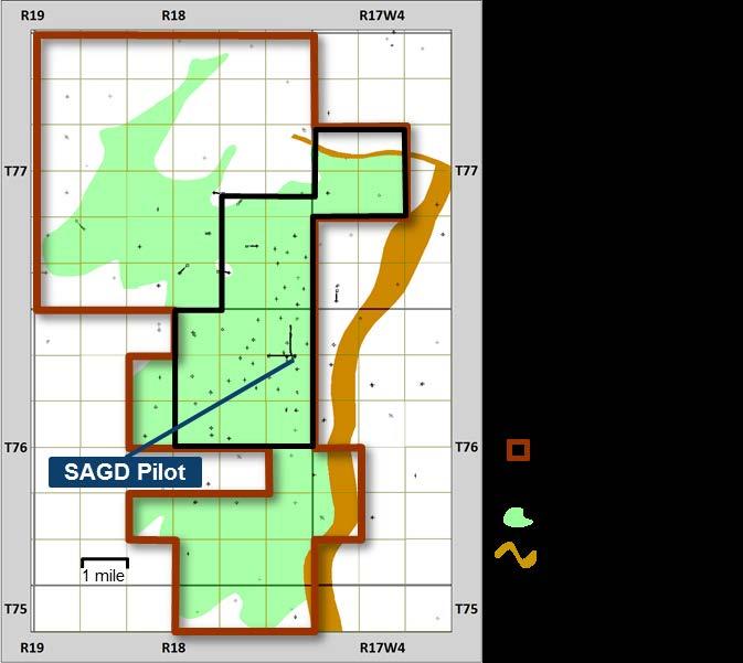 At December 31, 2016, Sproule assigned proved plus probable reserves of 112.2 million bbls to the Onion Lake area (BlackPearl s working interest, before royalties), of which 107.