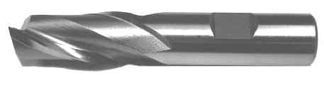 Two Flute End Mills High Speed Steel Single End Medium Length Two Flute End Mills High Speed Steel Single End Long Length Overall Size Shank of Cut Length USA Price 1/4 3/8 1" 2-13/16 300-201A $ 00.