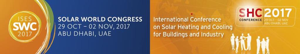 Terms & Conditions ISES Solar World Congress & IEA Solar Heating and Cooling Conference 1. TYPE OF EVENT, LOCATION, HOST etc.