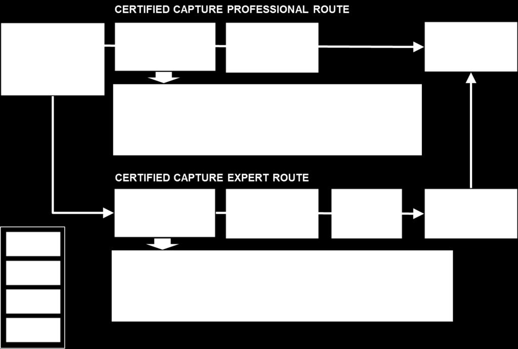 There are two levels of certification: Professional level Expert level The diagram below is a graphic depiction of the steps to becoming certified at Shipley Capture Professional and Expert levels.