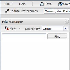 Creating Portfolios How do I use the File Manager panel?
