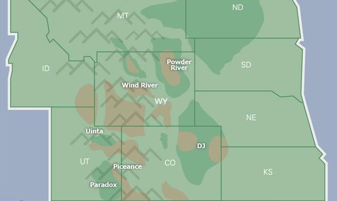 Barrett Acquisition Piceance Basin, CO, Powder River & Wind River, WY 18 Assets located in the Piceance Basin in Colorado and the Powder River and Wind River Basins in Wyoming Total proved reserves