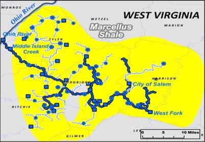 rivers Significant growth projected over the next twelve months as summarized below: Marcellus Water System YE 2015 Water Pipeline (Miles) 49 Fresh Water Storage Impoundments 2 Water Fees per Well