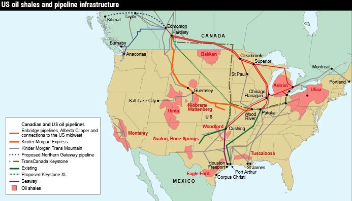 US pipelines expand,