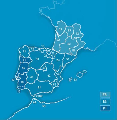 South West Europe Operational Programme 30 Regions and