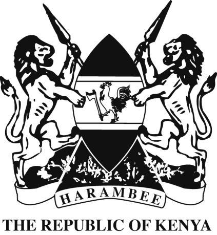 LAWS OF KENYA CENTRAL BANK OF KENYA ACT CHAPTER 491 Revised Edition 2014 [2012] Published by