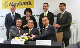 58 Maybank Annual Report 2013 Event Highlights 27 September 2013 8 october 2013 24 october 2013 Maybank ATR Kim Eng led the USD621 million IPO for Robinsons Retail Holdings Inc in the Philippines.