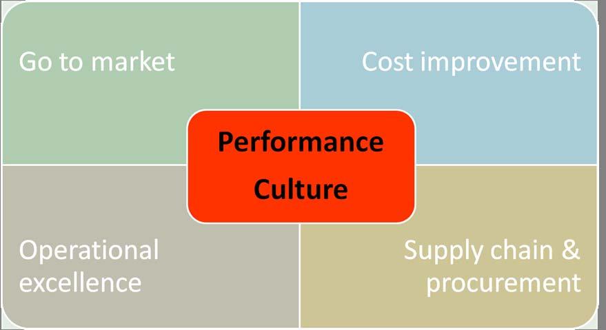 Shifting focus to performance & growth through a structured program addressing totality