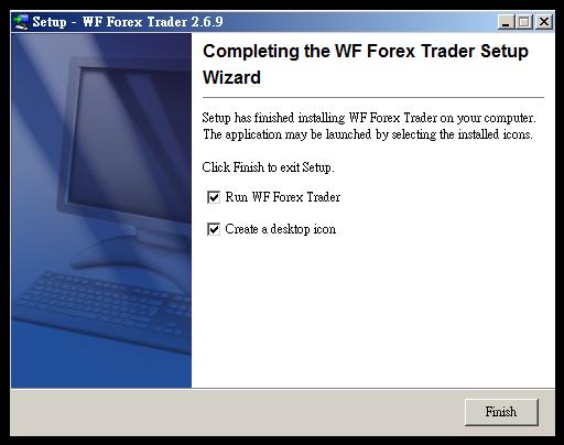 desktop. Client can login the system immediately. Icons shown below are WING FUNG FOREX ONLINE TRADING SYSTEM shortcut.