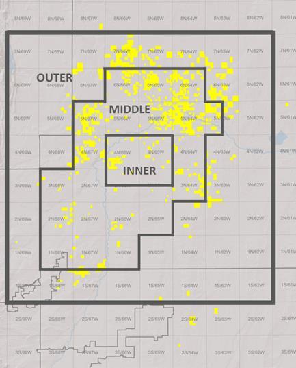 Wattenberg Technical Development Progress Current Drilling Rig Location; All projects drilled on 16-wells per section equivalent unless otherwise noted Key Technical Updates: Currently Online -