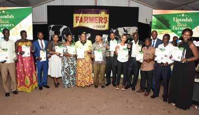 turn into learning centres and inspire other farmers to develop farming in Uganda.