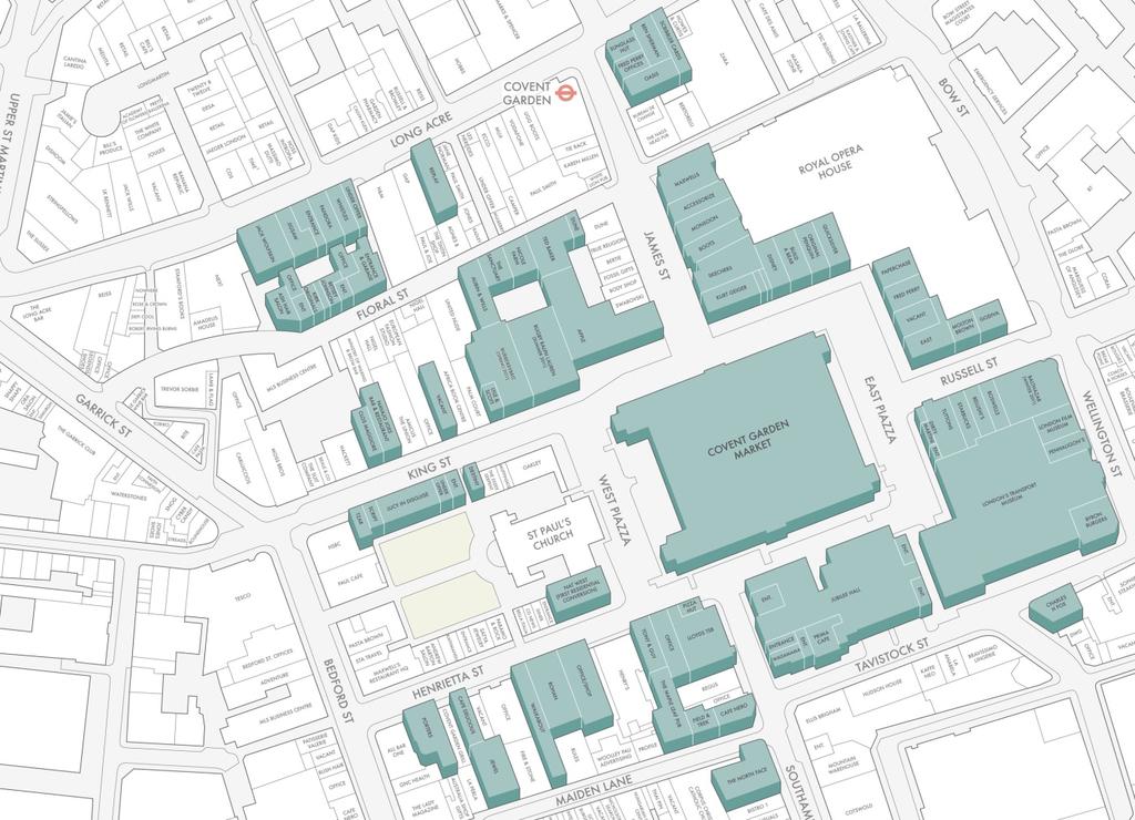 Covent Garden Excellent 2010: ERV 37.5m +12 % (LfL) 74 leasing transactions completed in the year Rental value 11.2m 9% above Dec-09 ERV ERV 37.5m +12.0% (LfL) Value 640m +14.