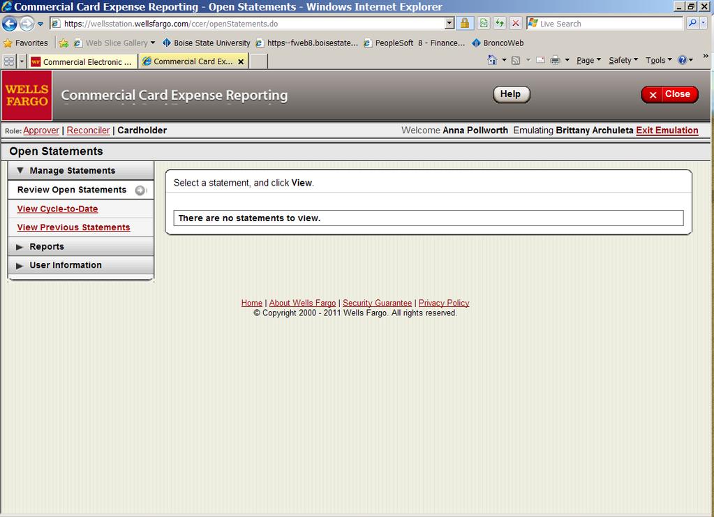 CCER QUICK REVIEW: Here s how to view Cycle-to-Date transactions and allocate your expense as it posts.