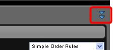 2 Expand the Order Management Panel to fill the entire WebTrader page by clicking the double-arrow on the