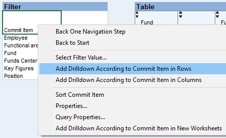 there is only one item Hide a Column Right-click on the column. Choose Remove Drilldown.