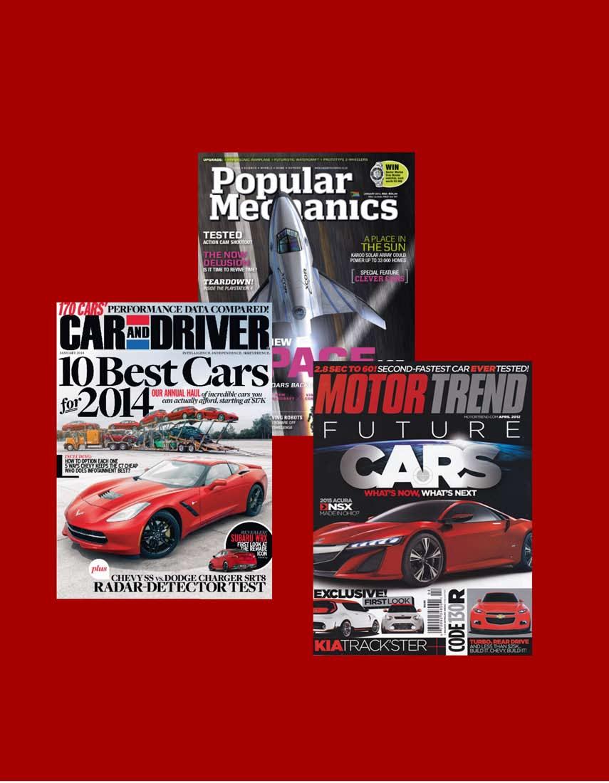 MEN S MAGAZINE NETWORK Car and Driver, MotorTrend, Popular Mechanics 2015 MEDIA KIT PLN Publishers Local Networks, LLC 576