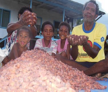 Mining Chocolate supporting agribusiness development in the Wafi-Golpu Project area Aided