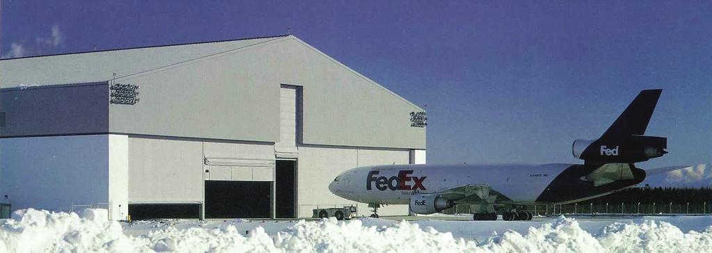 AIDEA Owned (Project Finance): Federal Express MRO Anchorage The Federal Express Maintenance, Repair and Overhaul (MRO) facility consists of a hangar capable of accommodating one wide-body aircraft,