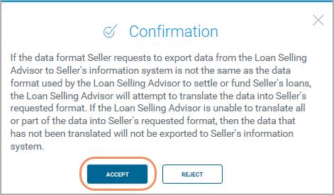 Data Loan Selling Advisor is unable to translate will not be exported to the Seller s information system.