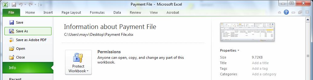 format Step 1 open your Excel document and select File from the