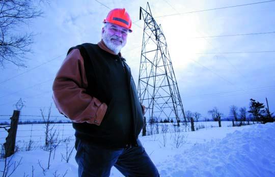 PAGE 18 > Above Bill Chant, Lines Superintendent, brings 36 years of experience to taking care of Ontario s transmission and largest distribution system.