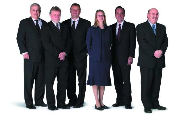 PAGE 76 > SENIOR MANAGEMENT TEAM Left to right Nairn McQueen Rick Kellestine Myles D'Arcey Beth Summers John Fraser Tom Goldie Vice-president, Vice-president, Vice-president, Chief Financial