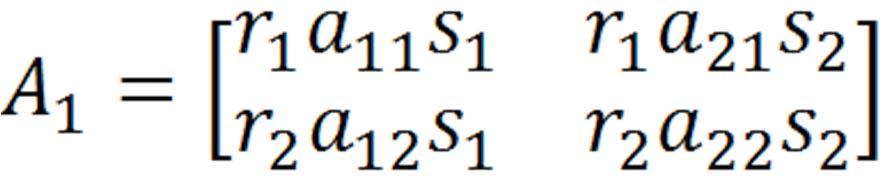 RAS Mathematics Again, r and s are