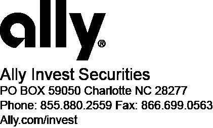 Dear Ally Invest Client: Attached, please find the Distribution form required for distribution requests from your Roth IRA account.