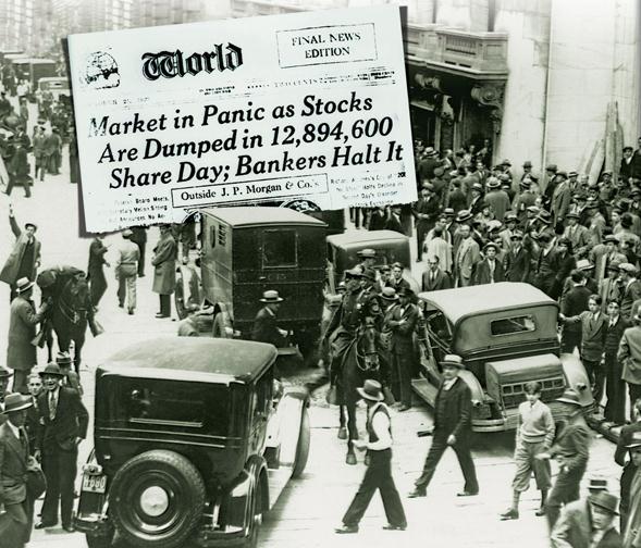 The Great Crash Checkpoint: What was the Great Crash of 1929? In the 1920s, the stock market was soaring. Speculation and buying on margin, however, led to a crash in the market that crippled the U.S. economy.