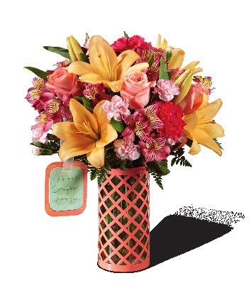 Pink Alstroemeria stems 2 $ 3 $ 4 $ 5 $ Peach Asiatic Lily stems 2 $ 2 $ 3 $ 3 $ Hot Pink Standard Carnations 2 $ 2 $ 3 $ 4 $ Coral 50 cm Roses* $ 3 $