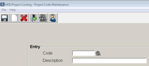 6.91 PROJECT COSTING MENU What is a Project Code? A Project Code is used to group Project detail under one heading.