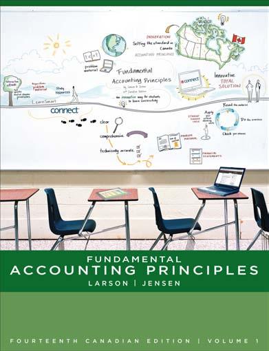 SOLUTIONS MANUAL to accompany Fundamental Accounting Principles 14 th Canadian Edition by Larson/Jensen Prepared by: Tilly Jensen, Athabasca University Wendy Popowich, Northern Alberta Institute of