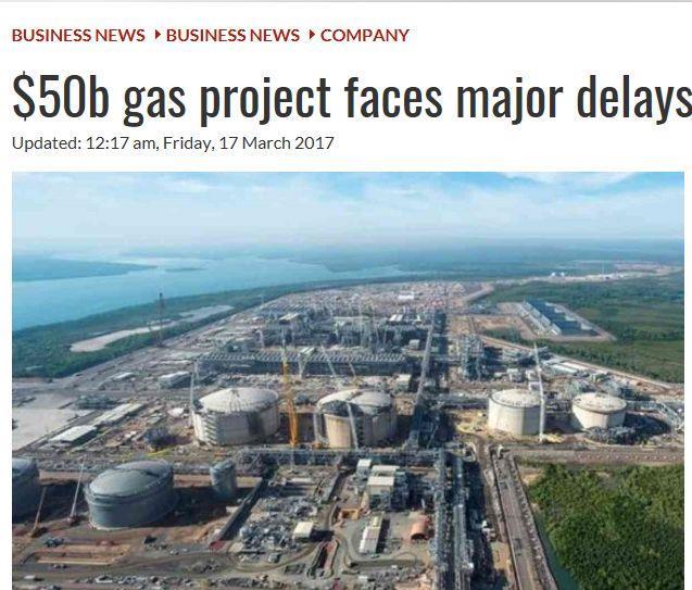 Challenge: Investment Cost Construction risk project delays Energy Sector $40billion The Australian February 2016 Ichthys gas field project is a natural gas field (NT) Major delays Project management